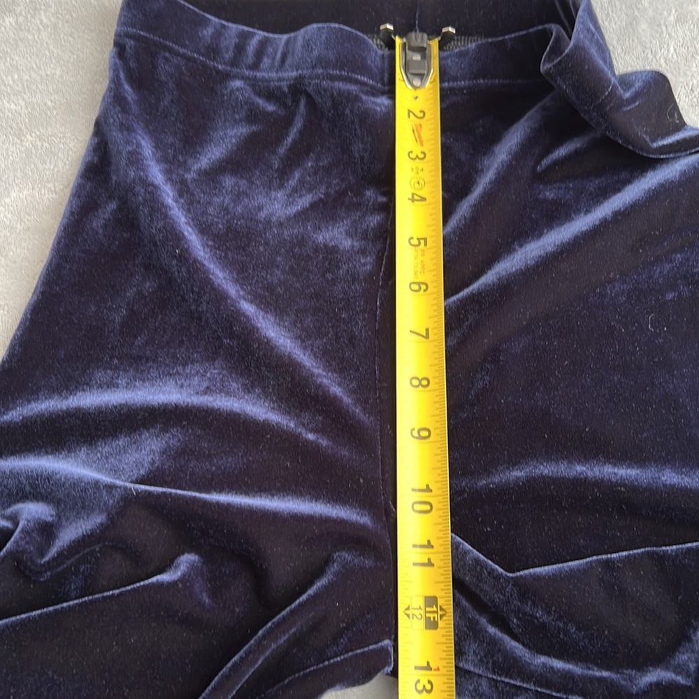 NWOT Blackmilk Velvet Deep Blue High Waisted Leggings ~ LIMITED Size Medium - Picture 12 of 15
